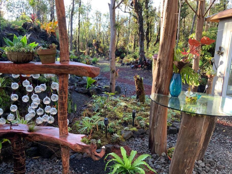 Exotic Garden Cottage At Amazing Volcano Fissure Mountain View Exterior photo